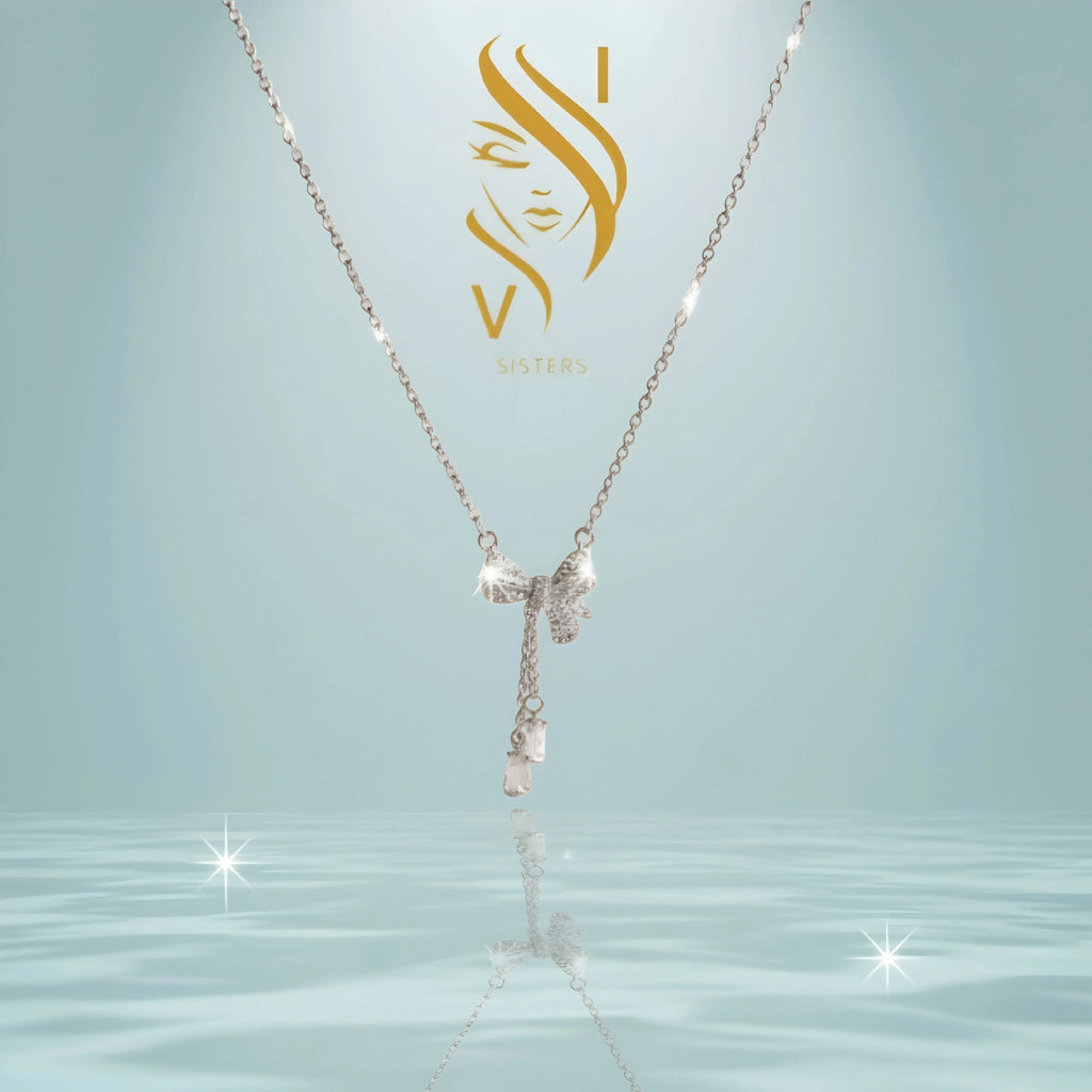 COLLIER NOEUD Argent IV.sisters
